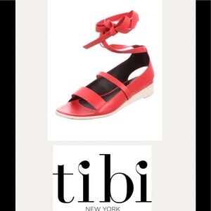 Tibi Red Women's Sandals